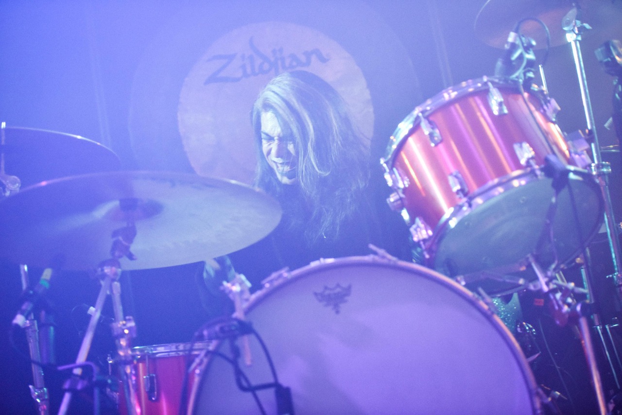 Atsuo（Vo, Dr, Percussion, Electronics / Boris）（Photo by Daisuke Miyashita）