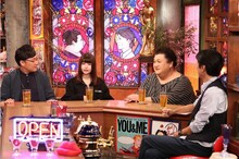 左から山里亮太、戦慄かなの、マツコ・デラックス、矢部浩之。 (c)フジテレビ