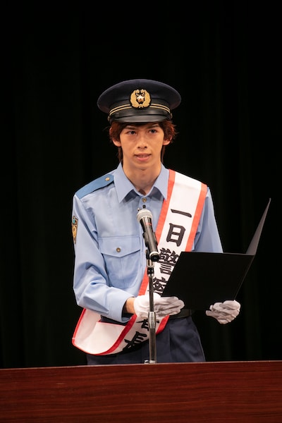 リョウガ署長（撮影：米山三郎）