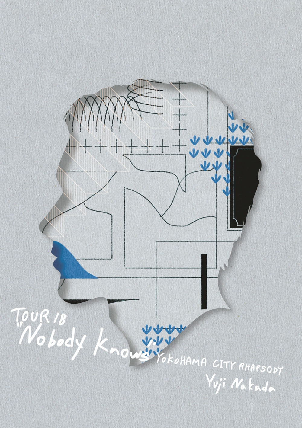 中田裕二「TOUR 18 Nobody Knows - YOKOHAMA CITY RHAPSODY - 」DVD盤ジャケット
