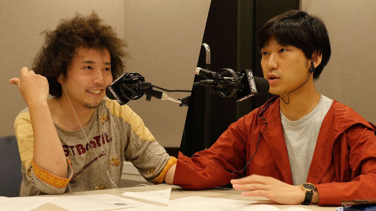 U-zhaanと蓮沼執太。