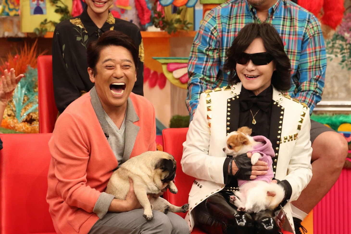 「坂上どうぶつ王国」より坂上忍とToshl。(c)フジテレビ