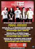 「All Found Bright Lights Continue Tour 2018-2019」フライヤー