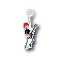 難波章浩と「アドベンチャー・タイム」のコラボキーホルダー。