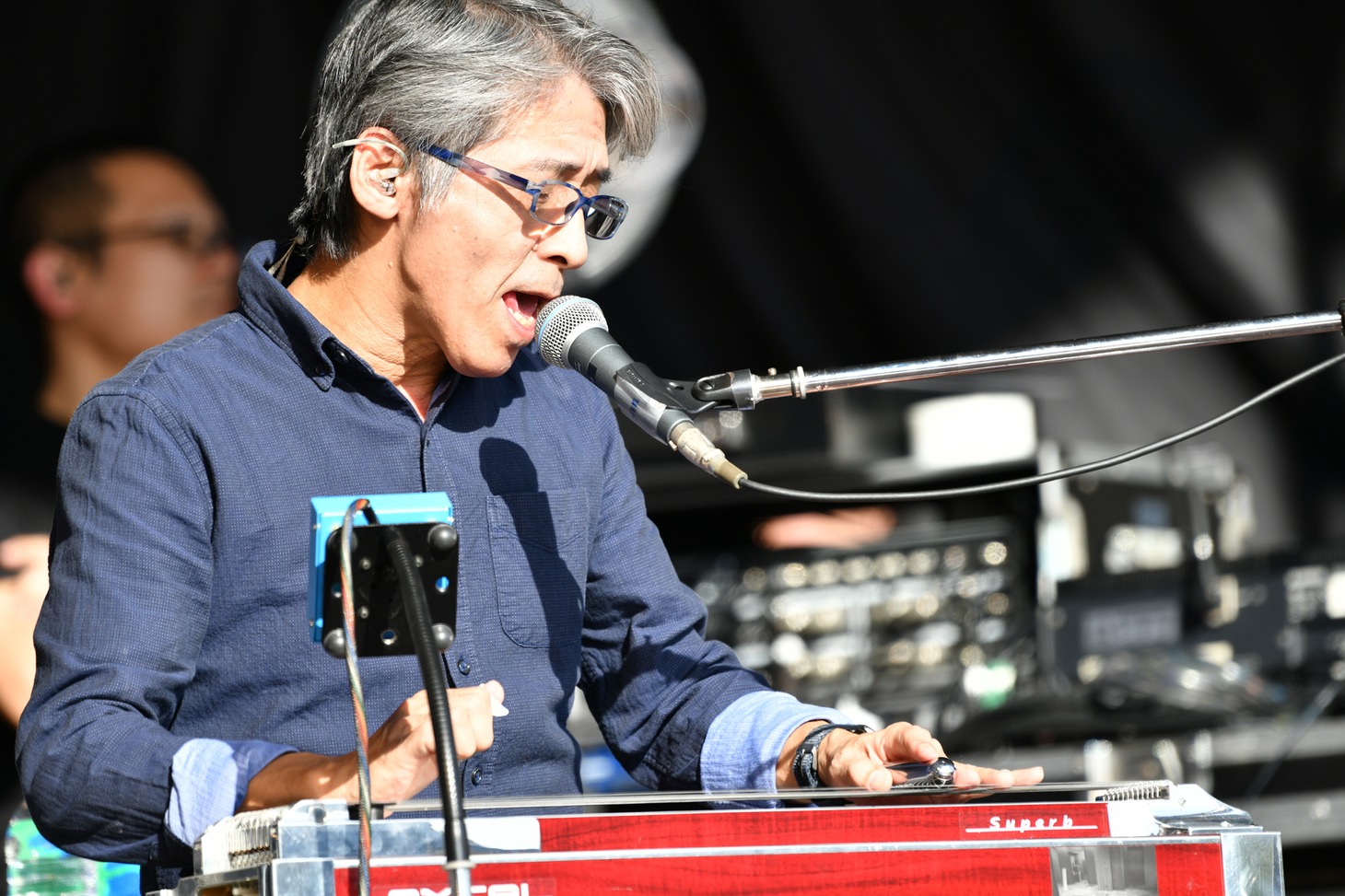 田村玄一（Pedal Steel, Steel Pan, Vo）