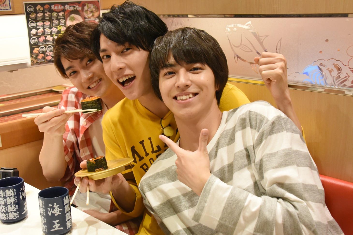 左からユーキ、ユースケ、タカシ。