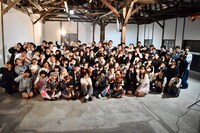 ゆるめるモ！「ネバギバ酔拳」ミュージックビデオ撮影のオフショット。