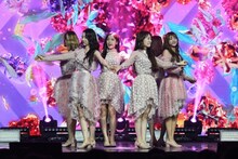 韓国・BLUE SQUARE アイマーケットホール公演で2DAYSライブを行ったOH MY GIRL。（写真提供：アリオラジャパン）