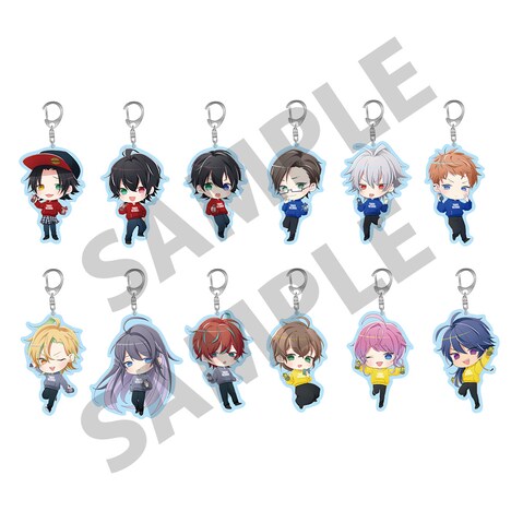 トレーディングアクリルキーホルダー