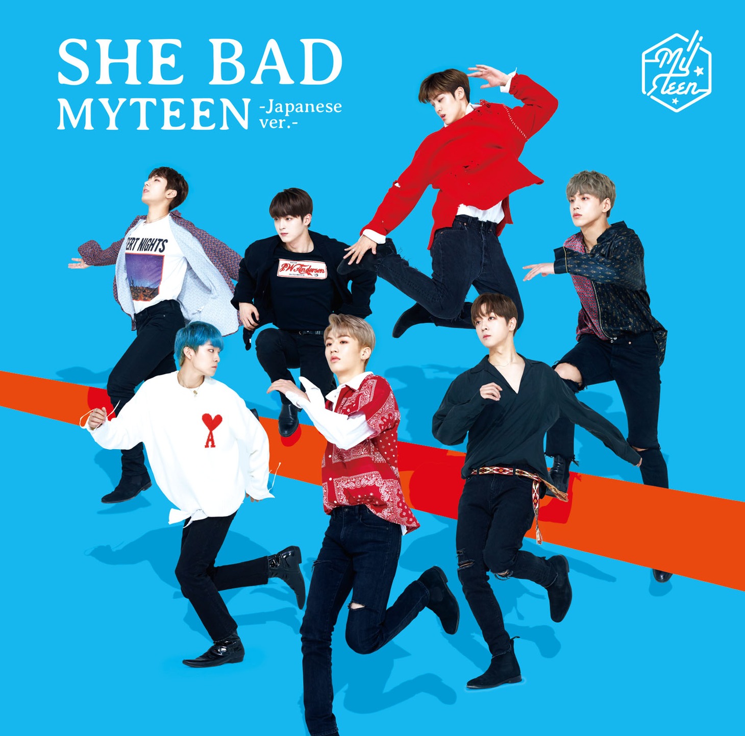 MYTEEN「SHE BAD -Japanese ver.-」初回限定盤Bジャケット