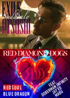EXILE ATSUSHI / RED DIAMOND DOGS「Suddenly / RED SOUL BLUE DRAGON」CD＋3BD、CD＋3DVD仕様ジャケット表面