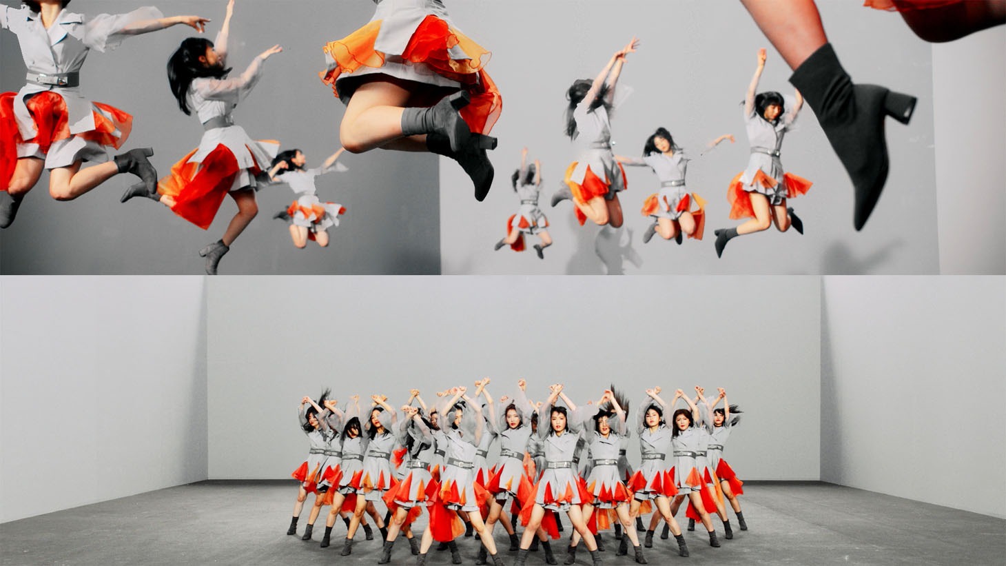 AKB48「NO WAY MAN」ミュージックビデオのワンシーン。（c）AKS/キングレコード