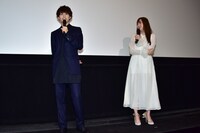 「サクらんぼの恋」舞台挨拶の様子。