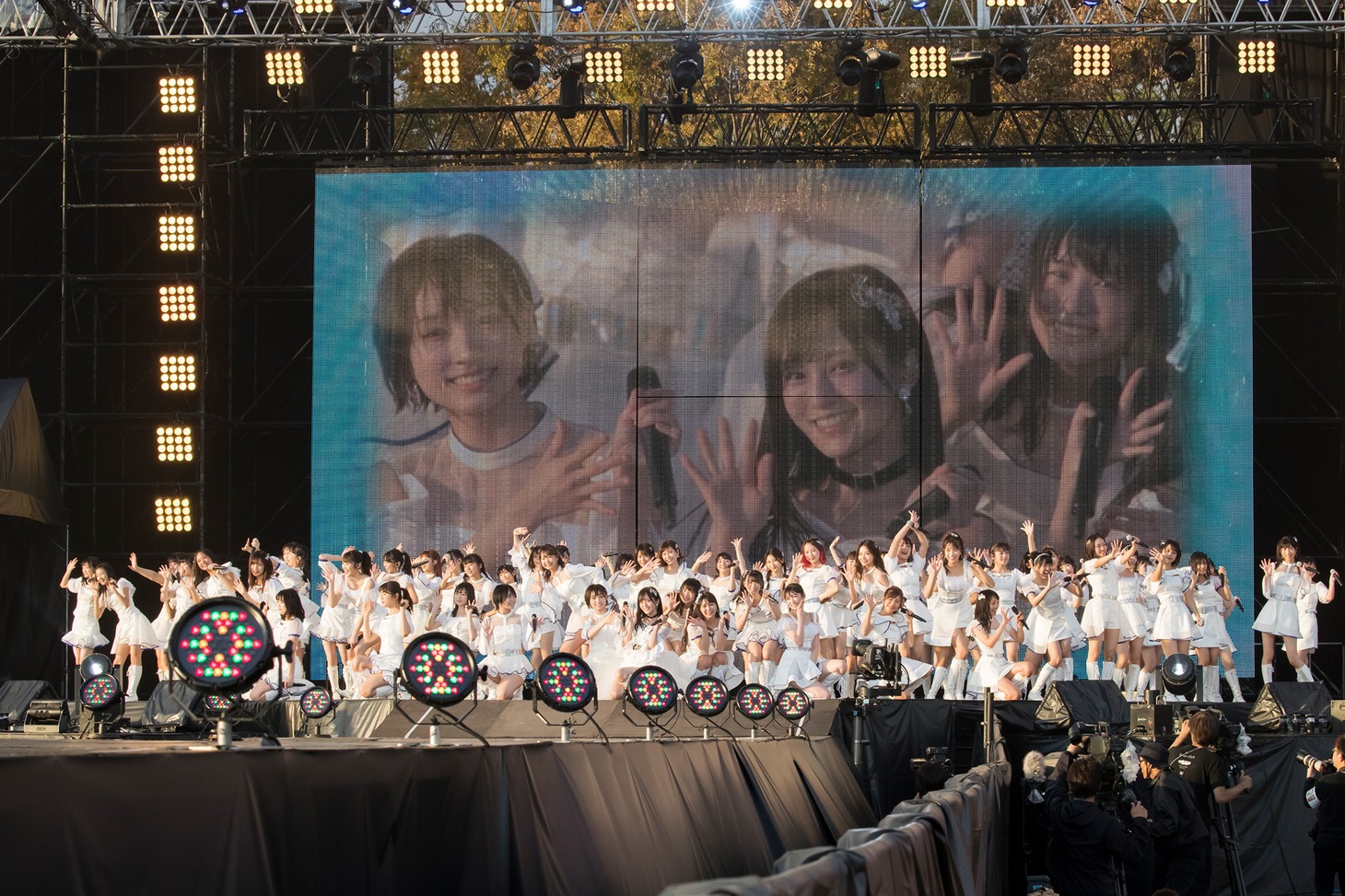 「SAYAKA SONIC ～さやか、ささやか、さよなら、さやか～」の様子。 (c)NMB48