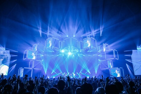 back number「back number dome tour 2018 "stay with you" supported by uP!!!」大阪・京セラドーム大阪公演の様子。(Photo by Yusuke Satou)