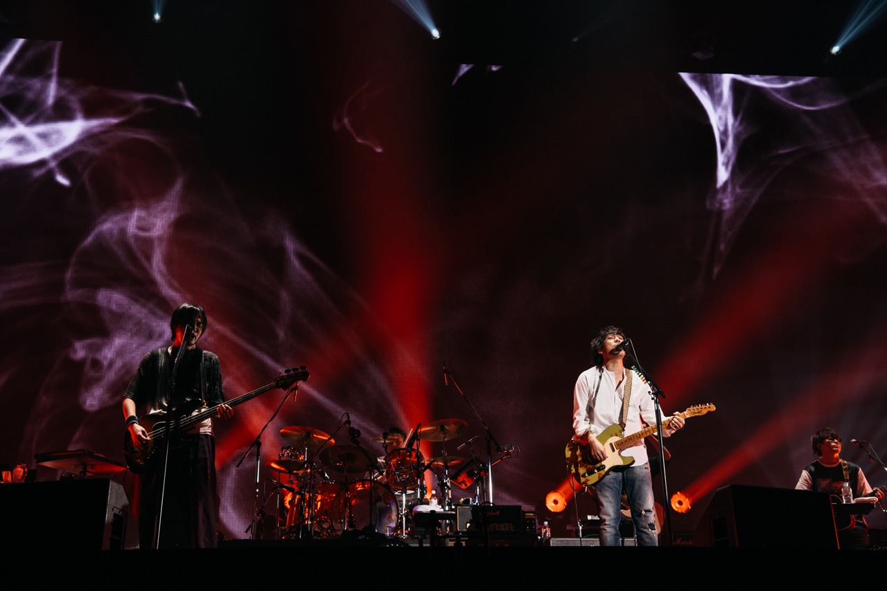 back number「back number dome tour 2018 "stay with you" supported by uP!!!」大阪・京セラドーム大阪公演の様子。（Photo by Yusuke Satou）