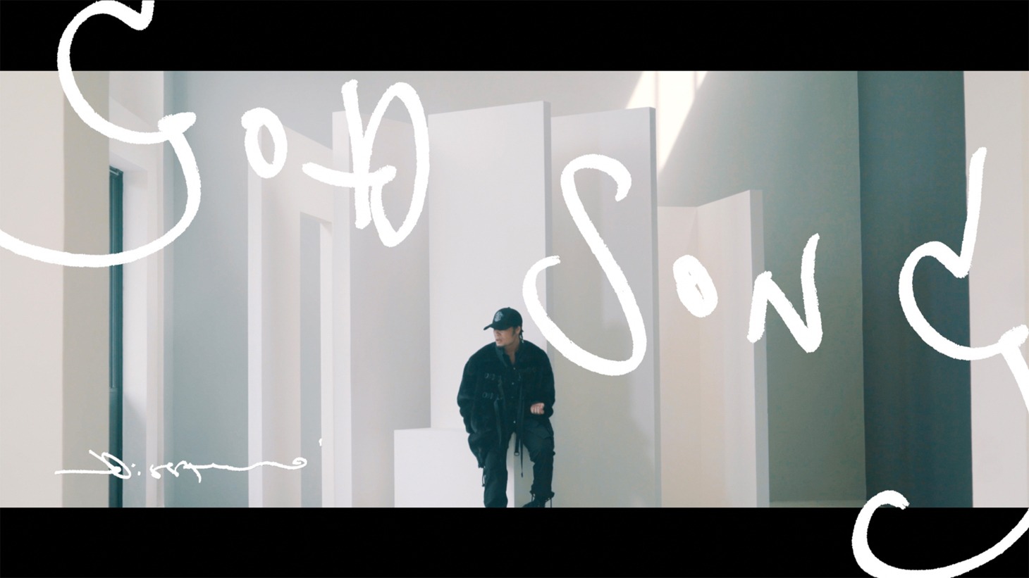 Diggy-MO'「GOD SONG」ミュージックビデオのワンシーン。