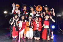 1日早いハロウィン気分を満喫するアンジュルム。