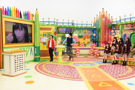 「NMBとまなぶくん」収録中の様子。(c)関西テレビ