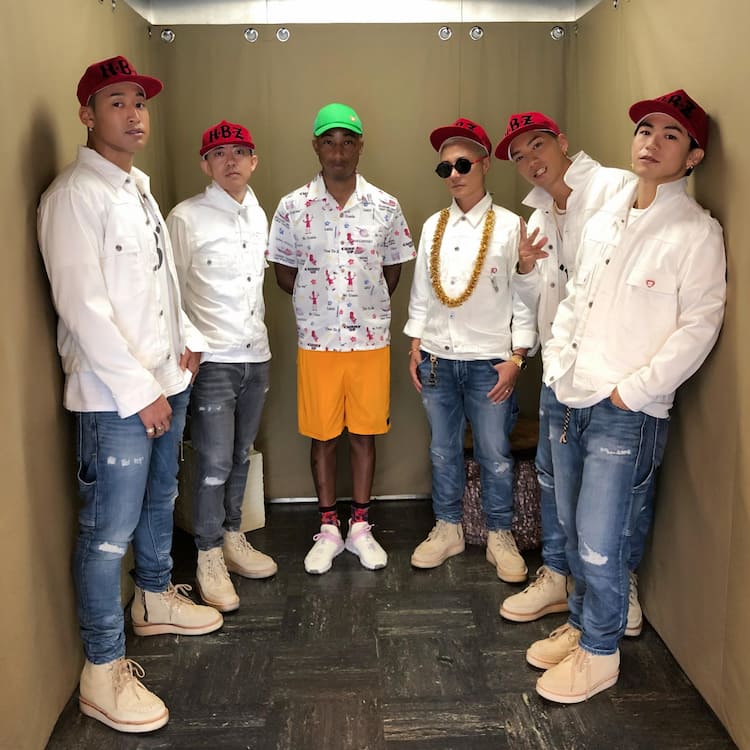 HONEST BOYZ×ファレル・ウィリアムスがコラボ、MVには佐野玲於と岩田剛 