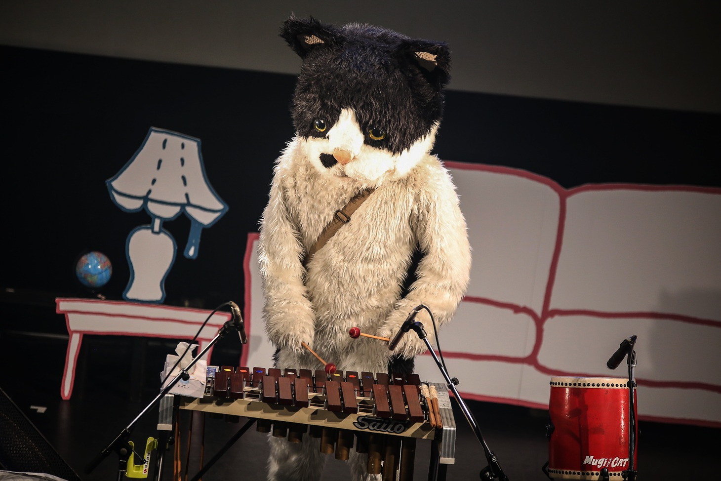 昨日行われた「むぎ（猫）プレゼンツLIVE『Wonder Nyander 2018』【東京編 -ヒトの手も借りたいっ☆-】」の様子。
