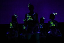 3B junior「Cell Division～細胞分裂～」にて初パフォーマンスを披露したアメフラっシ。（撮影：笹森健一）