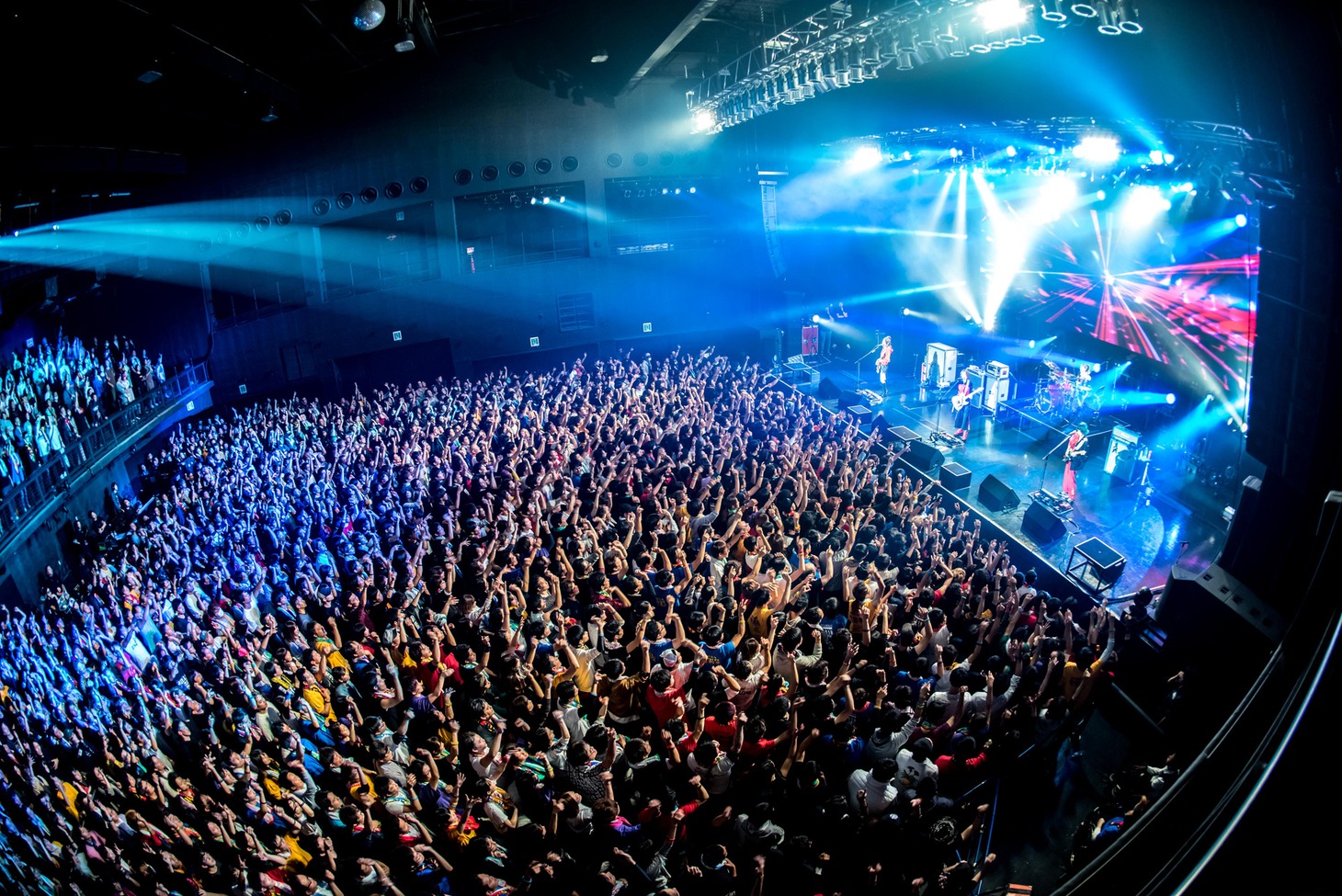 SCANDAL「SCANDAL TOUR 2018 “感謝祭”」愛知・Zepp Nagoya公演の様子。