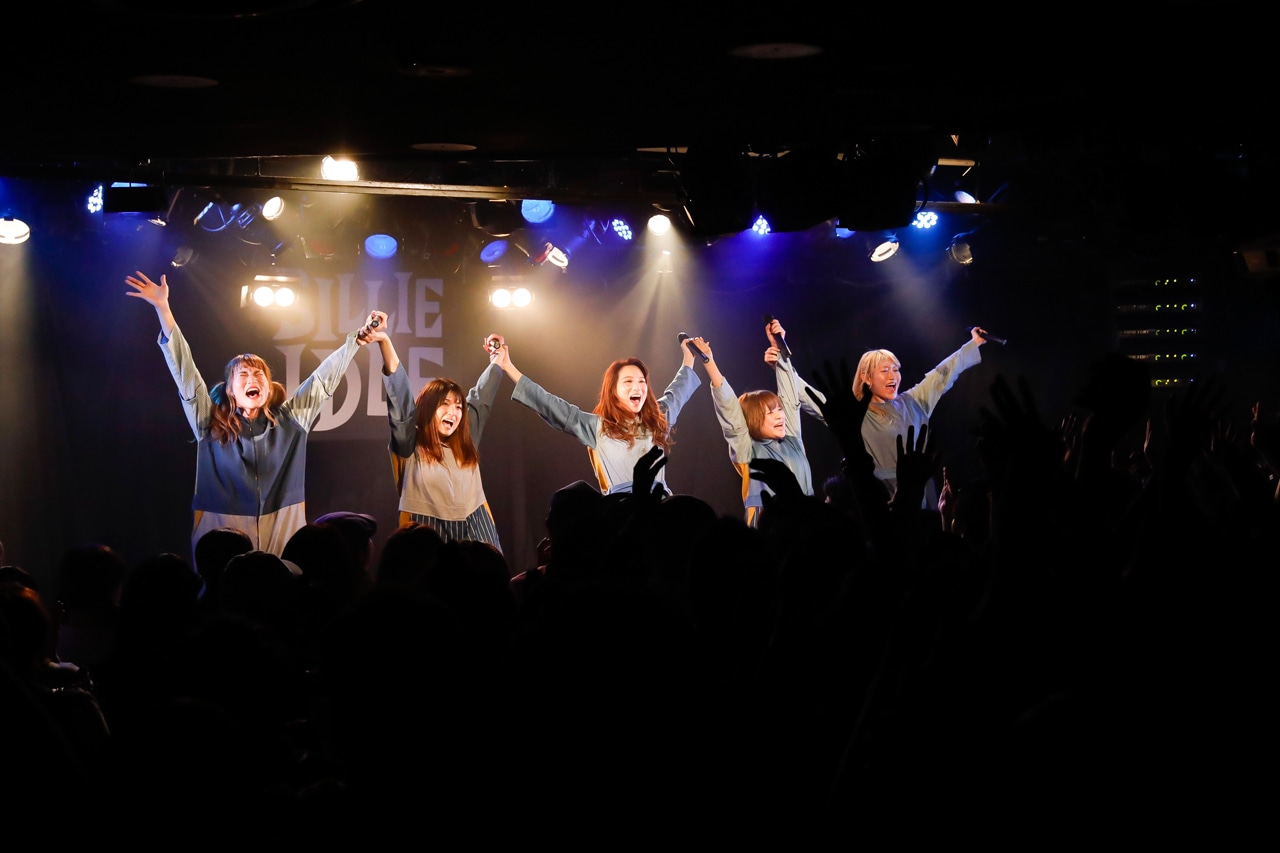 BILLIE IDLE「NOT IDOL TOUR」初日公演の様子。（写真提供： オツモレコード）