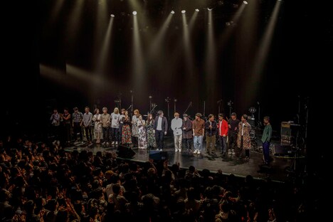 「冨田ラボ 15th Anniversary LIVE < M-P-C "Mentality, Physicality, Computer" >」の様子。(Photo by HAJIME KAMIIISAKA)