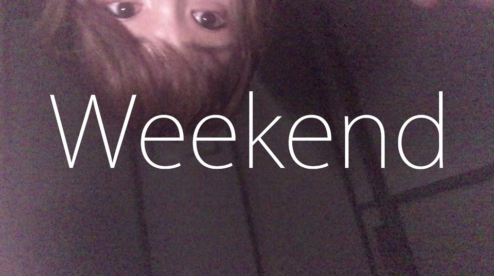井上小百合の個人PV「Weekend」予告編のワンシーン。