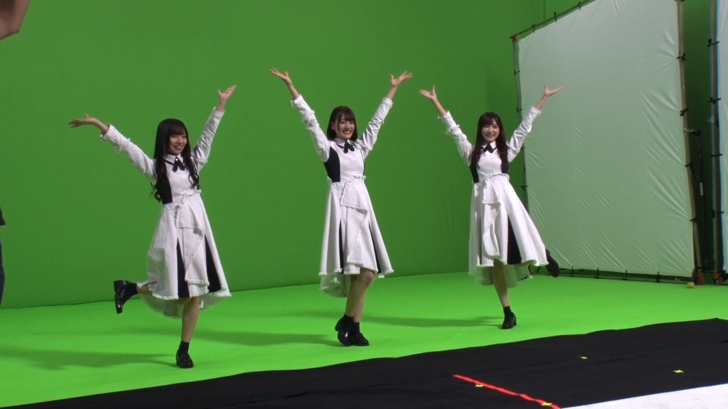 「ここいち de HAPPY!キャンペーン」CMの撮影の様子。