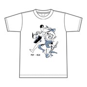 「師走の翁 × MOP of HEADコラボイラストTシャツ」デザイン