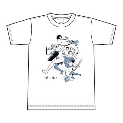 「師走の翁 × MOP of HEADコラボイラストTシャツ」デザイン