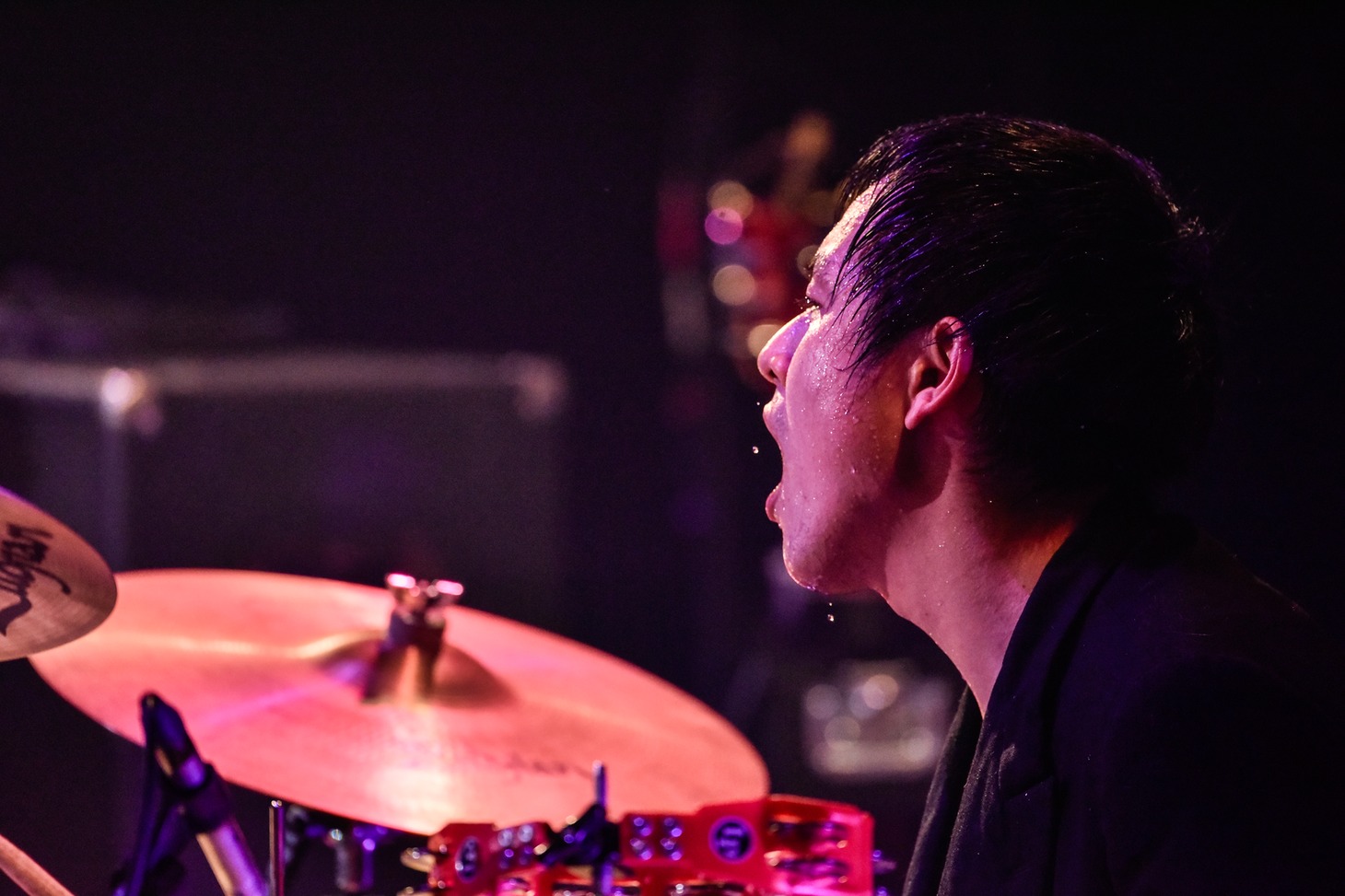 岡山健二（Dr/ 銀杏BOYZサポートメンバー）（Photo by AZUSA TAKADA）