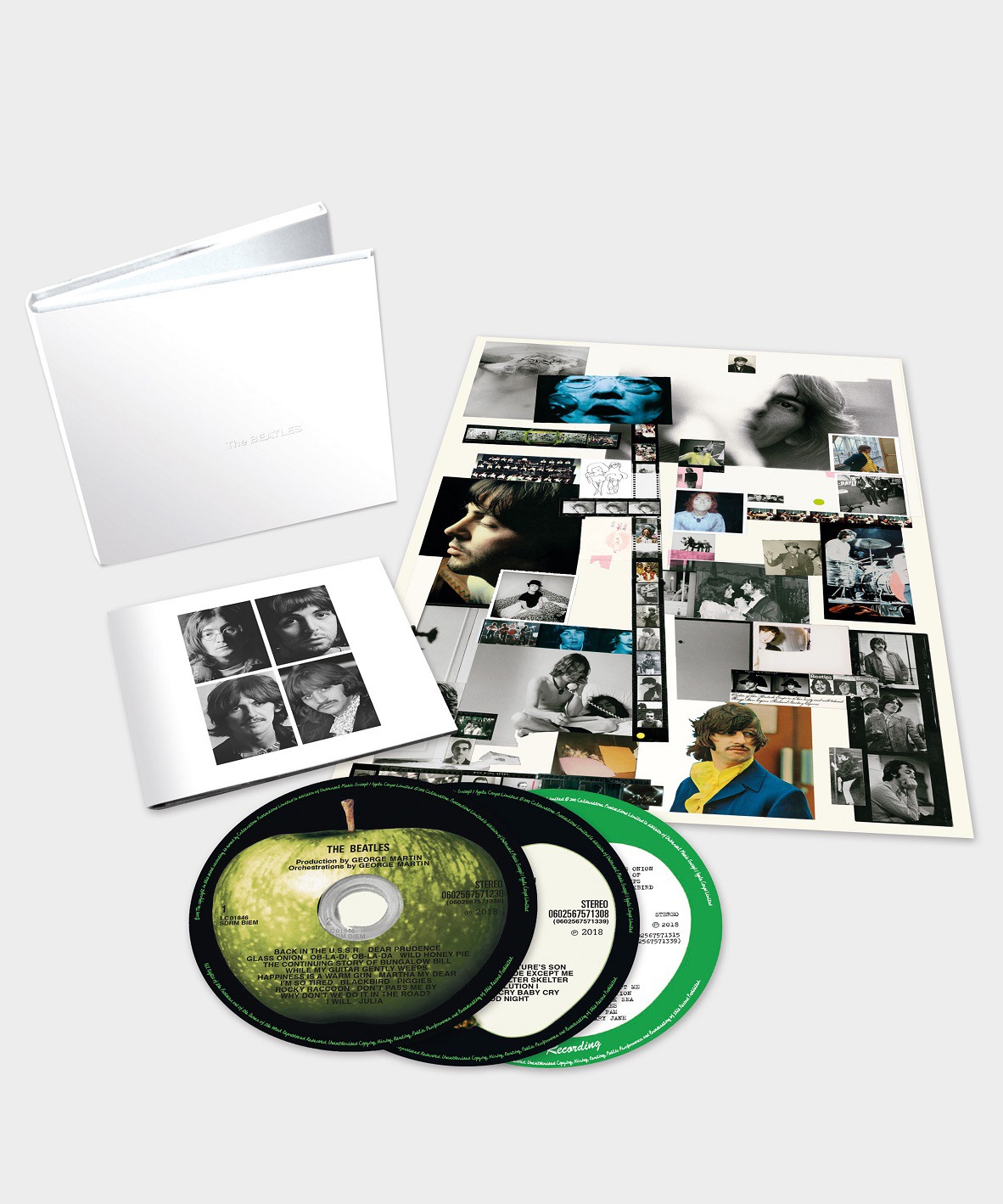 The Beatles「The Beatles」3CDデラックス・エディション 展開図（Photo by Ryota Mori）