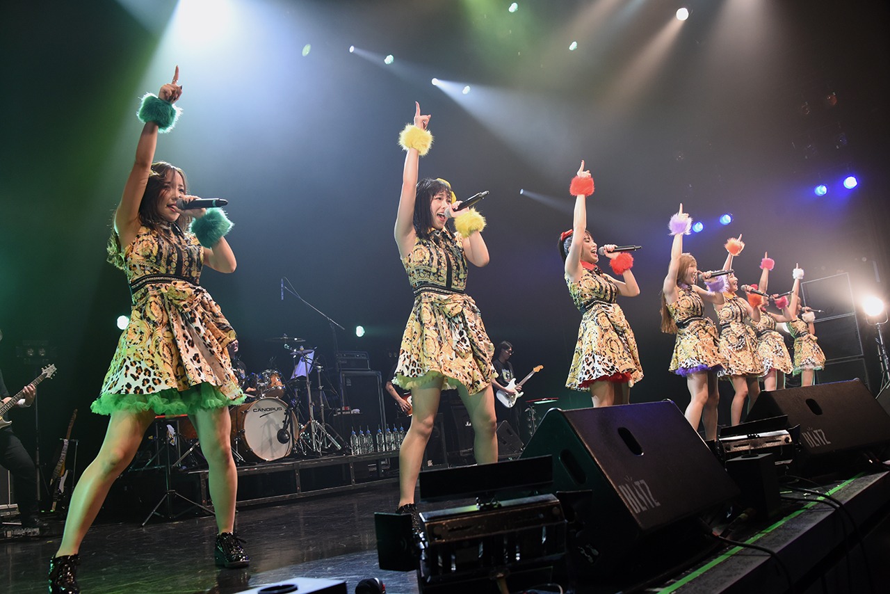 Chu-Z「Chu-Z My Live 2018～マイナビBLITZ赤坂に停車Chu▽～」の様子。