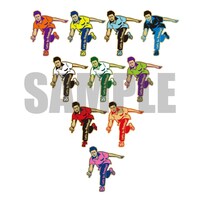 桑田佳祐 & The Pin Boys「レッツゴーボウリング」完全生産限定盤封入特典のピンズ全10色。このうち1色がランダム封入される。