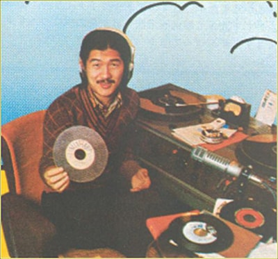 「ゴー・ゴー・ナイアガラ」放送当時の大瀧詠一。（写真提供：ラジオ日本）