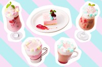 「Love Collection 2 Cafe」コラボメニューイメージ。