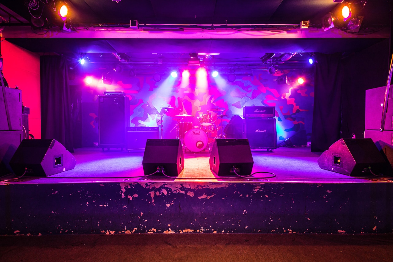 LIVE HOUSE Pangeaのステージ。