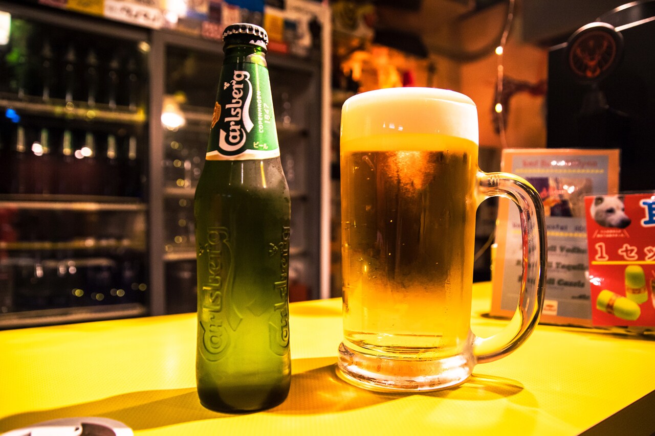 LIVE HOUSE Pangeaで提供されているビール。