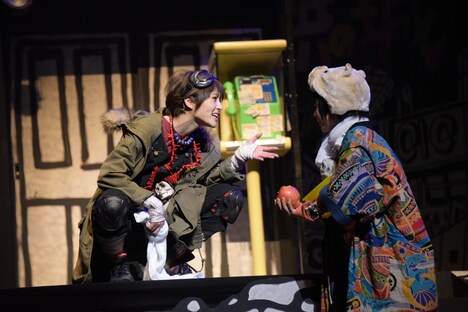 舞台「鉄コン筋クリート」ゲネプロの様子。