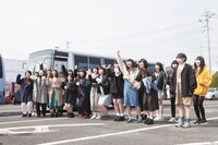 映画「世界でいちばん悲しいオーディション」のワンシーン。