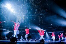 「EXILE LIVE TOUR 2018-2019 "STAR OF WISH"」11月18日公演での「Rising Sun」パフォーマンスの様子。
