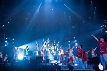 「EXILE LIVE TOUR 2018-2019 "STAR OF WISH"」11月18日公演での「Rising Sun」パフォーマンスの様子。