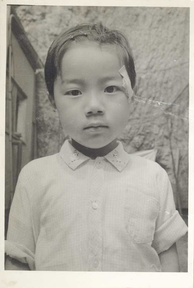 幼少期の平間至。 （画像提供:平間至）