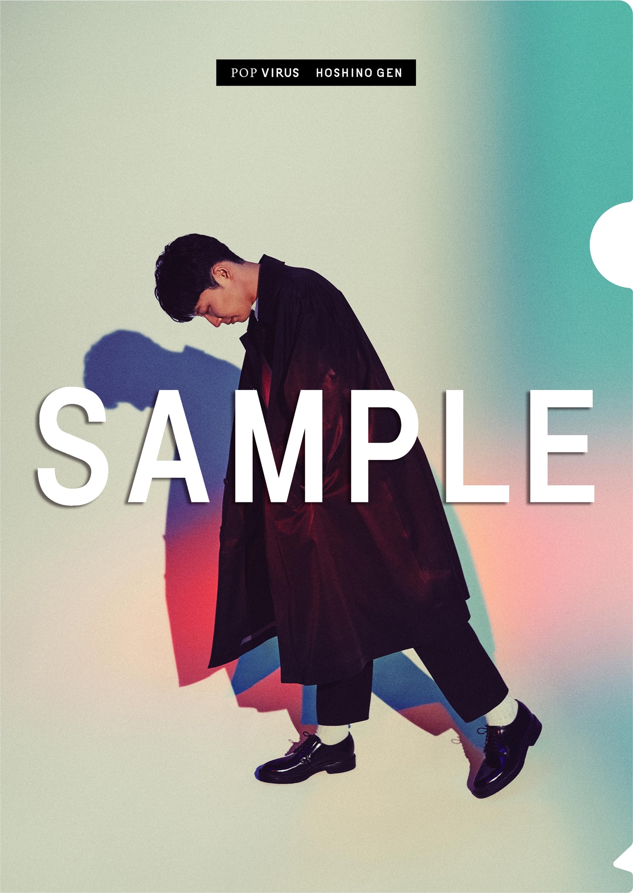 星野源「POP VIRUS」購入特典クリアファイルBtype見本