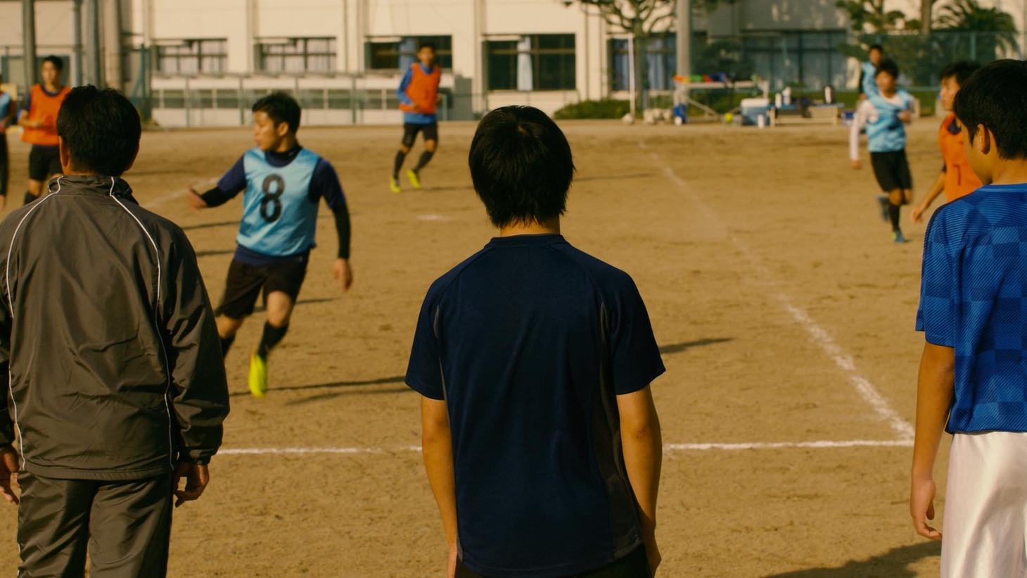 「第97回全国高等学校サッカー選手権大会」応援CMのワンシーン。