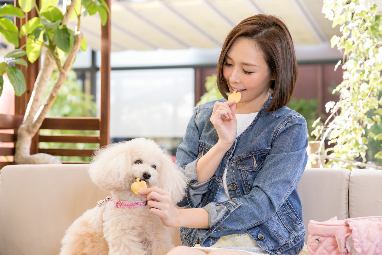 ペットブランド「BonBon Copine」のプロデューサーを務める垣内りか。