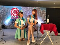 左から“AD増井”こと増井みお、“杏子”こと玉井杏奈。